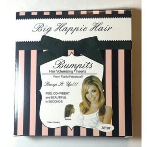 Big Happie Hair "Bumpits" Hair Volumizing Inserts - Bump It Up!! - Black vn